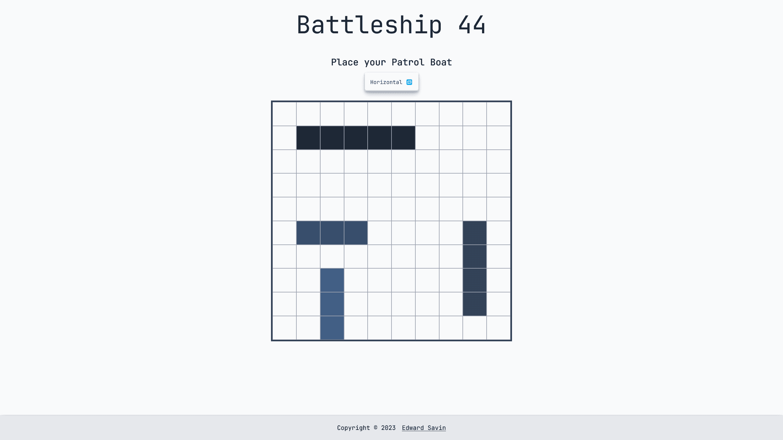 Battleship 44 Design