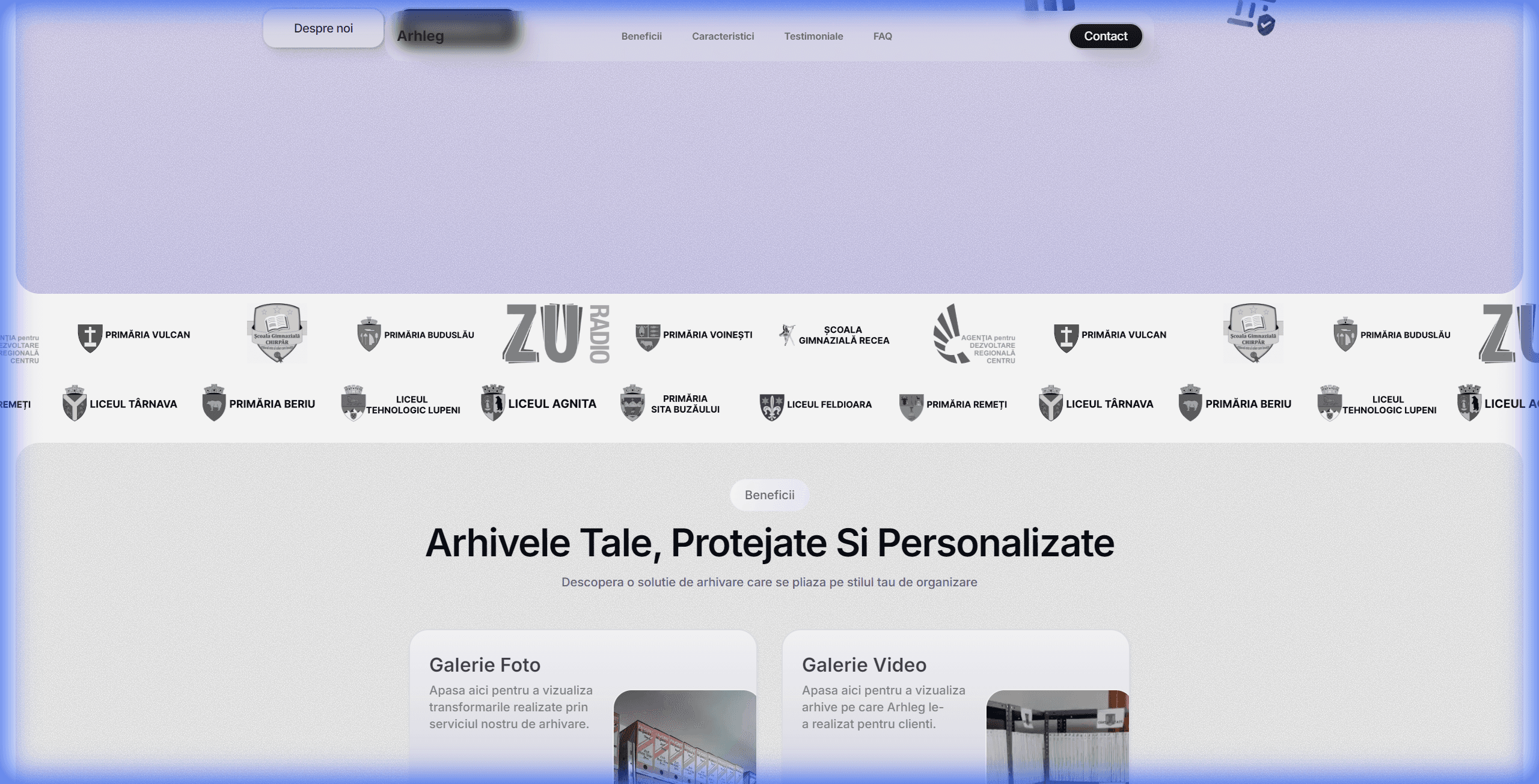 Client Logos and Gallery